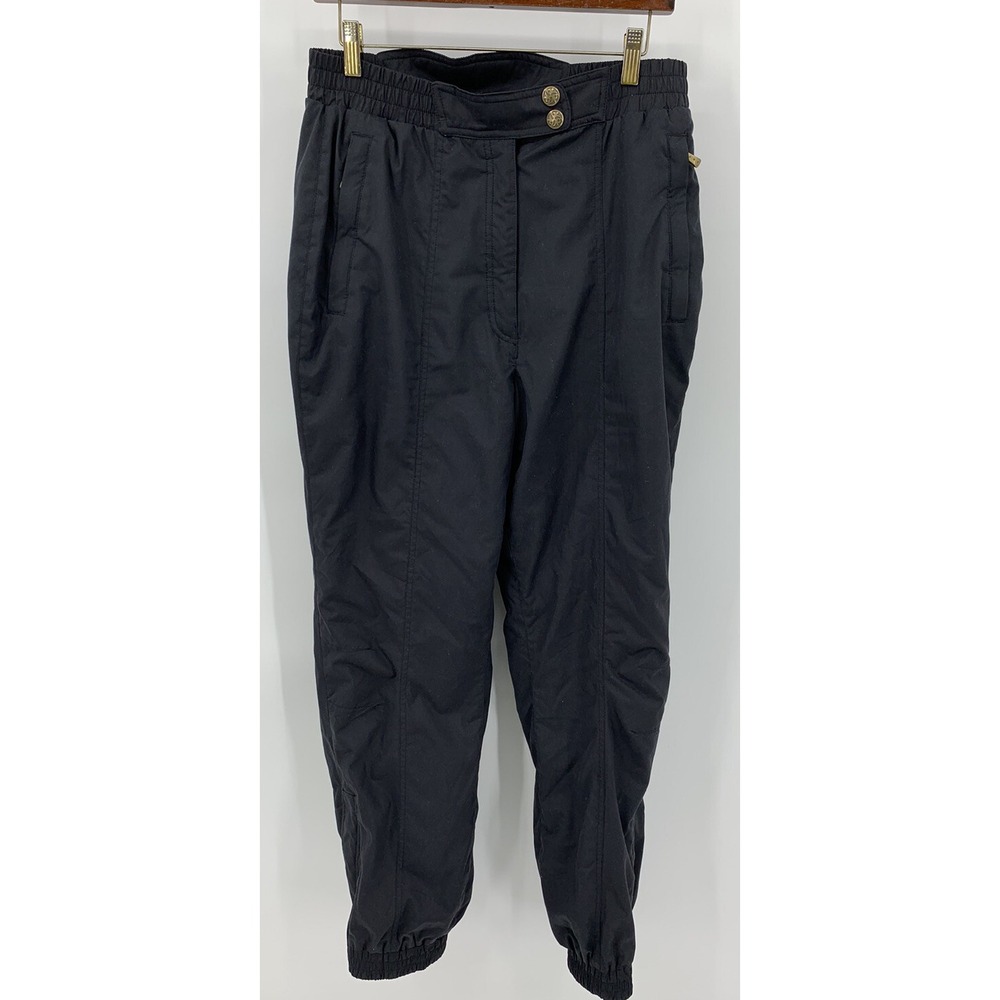 Vintage Nordica Sportsystem Women's Ski Snow Pants Size 12 Black
